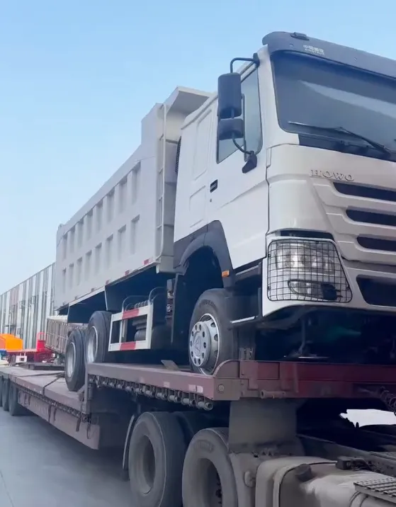 China low bed trailer for construction equipment transportation