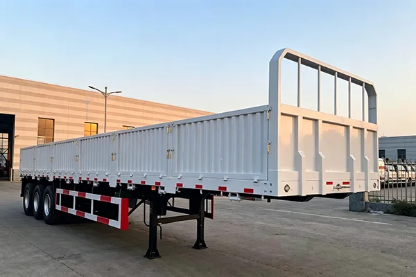 3-axle drop-side trailer