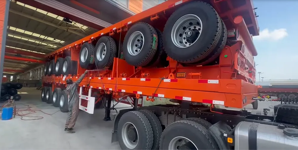 China trailer factory production and quality inspection process